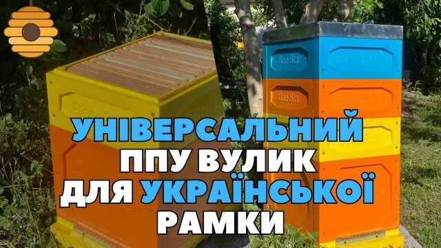 Embedded thumbnail for Вулик ППУ BeeStar 8-ми рамковий 300 мм