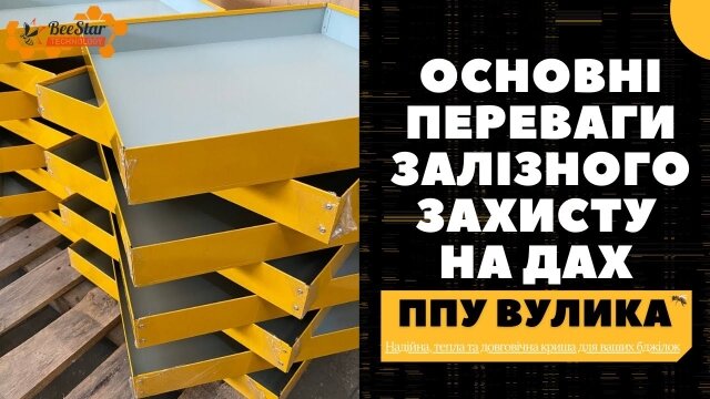 Embedded thumbnail for Дах металевий фарбований для 12 р. вулика